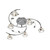 Searchlight 2636-6CC Sierra 6 Light Chrome Semi Flush Fitting
