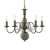 Searchlight 2265-5GY Greythorne Textured Grey Ceiling Pendant