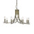 Searchlight 4168-8AB Ascona 8 Light Antique Brass Pendant