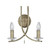 Searchlight 4162-2AB Ascona 2 Light Antique Brass Wall Light