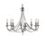 Searchlight 6348-8SS Maypole 8 Light Satin Silver Fitting