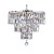 Searchlight 1375-5CC Empire 5 Light Crystal Tiered Pendant