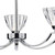 Dar Lighting Dar  VIT0350 Vito 3 Light Polished Chrome Semi Flush Fitting 