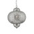 Searchlight 9221-1SS Moroccan 1 Light Shiny Nickel Pendant