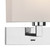 Dar Lighting Dar  MOD7150 Modena 1 Light Polished Chrome Wall Light 