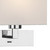 Dar Lighting Dar  MOD7150 Modena 1 Light Polished Chrome Wall Light 