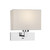 Dar Lighting Dar  MOD7150 Modena 1 Light Polished Chrome Wall Light 