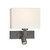 Dar Lighting Dar  MOD7163L Modena 1 Light Bronze Wall Light 
