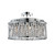 Searchlight 8335-5CC Elise 5 Light Chrome Ceiling Pendant