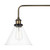 Dar Lighting Dar  RAY0375 Ray 3 Light Antique Brass Bar Pendant 