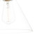 Dar Lighting Dar  RAY0775 Ray 1 Light Antique Brass Wall Light 