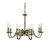 Searchlight 1508-8AB Richmond Antique Brass Ceiling Fitting