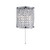 Searchlight 7222-2CC Elise 2 Light Chrome Wall Light