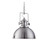 Searchlight 2297SS 1 Light Satin Silver Metal Ceiling Pendant