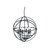 Searchlight 2476-6BK Orbit 6 Light Black Ceiling Pendant