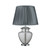 Searchlight 8531SM 1 Light Chrome/Smoked Glass Table Lamp