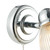 Dar Lighting Dar  CED0738 Cedric Polished Chrome Bathroom Wall Spotlight 