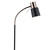 Dar Lighting Dar  BON4954 Bond 1 Light Matt Black and Copper Floor Lamp 