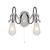 Searchlight 1062-2CC Olivia Polished Chrome Wall Fitting