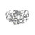 Dar Lighting Dar  RAW0550 Rawley 5 Light Aluminium Flush Fitting 
