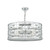 Dar Lighting Dar  SEV0650 Seville 6 Light Polished Chrome Ceiling Pendant 