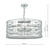Dar Lighting Dar  SEV0650 Seville 6 Light Polished Chrome Ceiling Pendant 