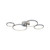 Searchlight 2004-4CC Chrome 4 Ring LED Flush Ceiling Pendant
