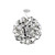 Dar Lighting Dar  RAW1355 Rawley 9 Light Polished Chrome Ceiling Pendant 