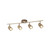 Searchlight 6604AB 4 Light Antique Brass Split Ceiling Bar