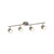 Searchlight 6604SS 4 Light Satin Silver Split Spotlight Bar