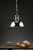 Dar Lighting Dar  ARO0138 Arona 1 Light Polished Nickel Ceiling Pendant 
