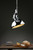 Dar Lighting Dar  ARO0138 Arona 1 Light Polished Nickel Ceiling Pendant 