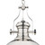 Dar Lighting Dar  ARO0138 Arona 1 Light Polished Nickel Ceiling Pendant 