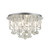 Searchlight 9986-6CC 6 Light Chrome/Crystal Ceiling Fitting