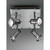 Fran TOPS8814 IP20 4 Light Bathroom Spotlight Plate