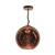 Dar Lighting Dar  SPE0164 Speckle 1 Light Copper Ceiling Pendant 