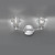 Fran LF2162/2 Twista 2 Light Chrome Wall Bracket