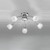 Fran LF2206/5 Chloris 5 Light Chrome Semi-Flush