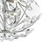 Dar Lighting Dar  ZAF5350 Zafir 3 Light Polished Chrome Flush Fitting 