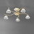 Fran LF2230/5 Twista 5 Light Semi-Flush Fitting