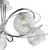 Dar Lighting Dar  REH0550 Rehan 5 Light Polished Chrome Semi Flush Fitting 