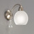 Fran LF2277/1 Thea 1 Light Satin Nickel Wall Bracket