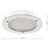 Dar Lighting Dar  PET5250 Peta Polished Chrome Bathroom Flush Light 