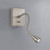 Fran BW044 1 Light Satin Nickel LED Reading Wall Light