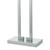 Dar Lighting Dar NIL4250 Nile 1 Light Polished Chrome Table Lamp 