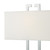 Dar Lighting Dar NIL4250 Nile 1 Light Polished Chrome Table Lamp 