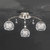 Fran LF2295/3 Jura 3 Light Satin Nickel Semi Flush