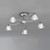 Fran LF2294/5 Twista 5 Light Satin Nickel Semi-Flush