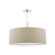 Dar Lighting Dar  RON1729 Ronda 3 Light Chrome Ceiling Pendant/taupe shade 