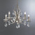 Fran LF2298/5 Willow 5 Light Satin Nickel Ceiling Pendant